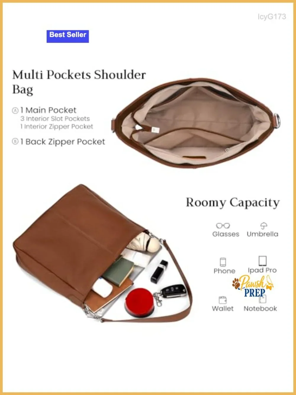 Soft Genuine Leather Hobo Crossbody Shoulder Bag for Women